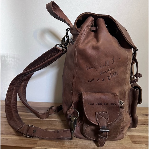 Aikana Traveler Leather Backpack - Picture 2 of 10